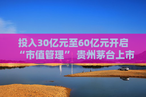 投入30亿元至60亿元开启“市值管理” 贵州茅台上市23年首提回购 开始“自斟自饮”  第1张