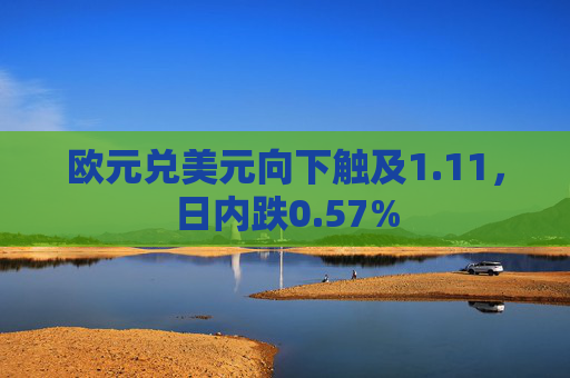 欧元兑美元向下触及1.11，日内跌0.57%