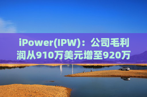 iPower(IPW)：公司毛利润从910万美元增至920万美元，毛利率也从38.7%提升至47.4%  第1张