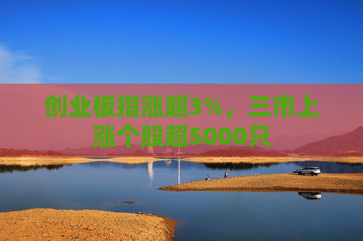 创业板指涨超3%，三市上涨个股超5000只  第1张