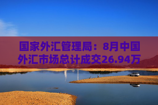 国家外汇管理局：8月中国外汇市场总计成交26.94万亿元人民币