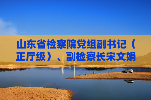 山东省检察院党组副书记（正厅级）、副检察长宋文娟已赴安徽任职  第1张