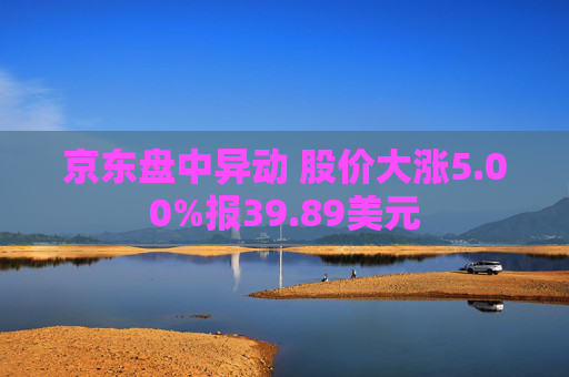 京东盘中异动 股价大涨5.00%报39.89美元