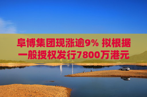 阜博集团现涨逾9% 拟根据一般授权发行7800万港元可换股债券  第1张