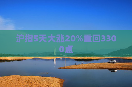 沪指5天大涨20%重回3300点