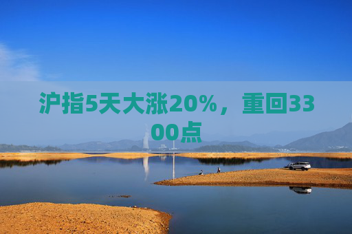 沪指5天大涨20%，重回3300点  第1张