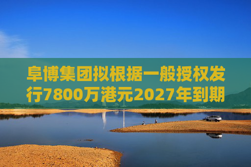 阜博集团拟根据一般授权发行7800万港元2027年到期的零息可换股债券  第1张