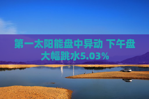 第一太阳能盘中异动 下午盘大幅跳水5.03%