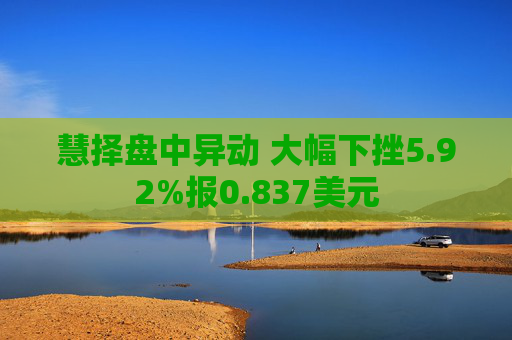 慧择盘中异动 大幅下挫5.92%报0.837美元