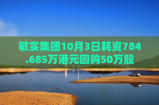 敏实集团10月3日耗资784.685万港元回购50万股  第1张