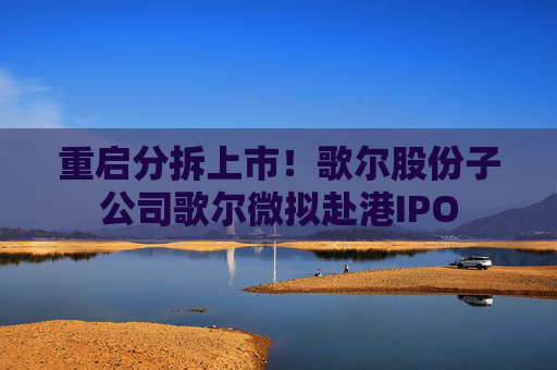 重启分拆上市！歌尔股份子公司歌尔微拟赴港IPO