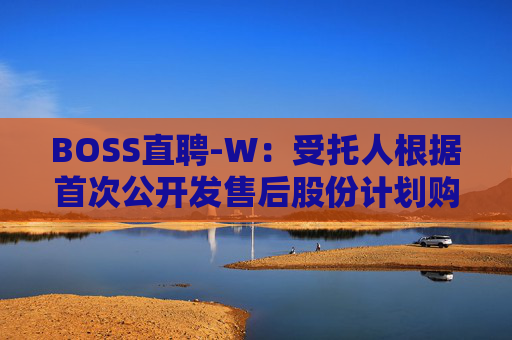 BOSS直聘-W：受托人根据首次公开发售后股份计划购买合共41.01万股A类普通股