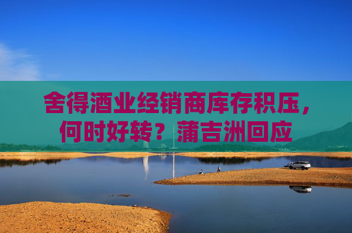 舍得酒业经销商库存积压，何时好转？蒲吉洲回应  第1张