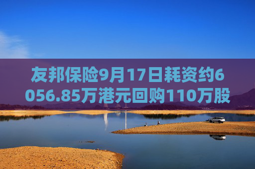 友邦保险9月17日耗资约6056.85万港元回购110万股