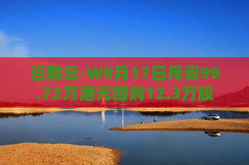 百融云-W9月17日斥资99.72万港元回购12.3万股  第1张