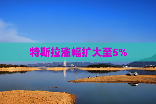 特斯拉涨幅扩大至5%