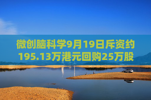 微创脑科学9月19日斥资约195.13万港元回购25万股  第1张