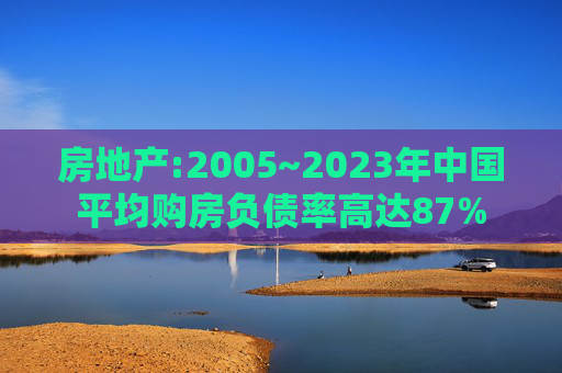 房地产:2005~2023年中国平均购房负债率高达87%  第1张