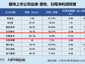 服饰半年报|安踏体育存货规模超80亿元、存货占比进一步增长 半年营销开支高达118亿